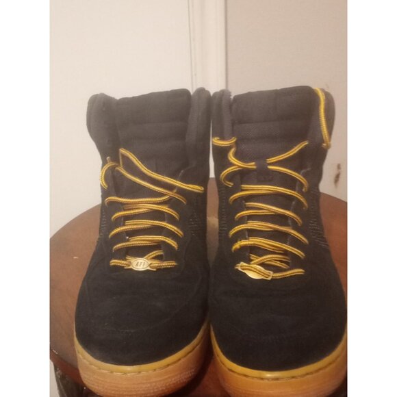 Air Force 1 High Black Gum Size 10 Mens Nike 2016 806403-003 AF1 07 LV8 No Box - Picture 6 of 14